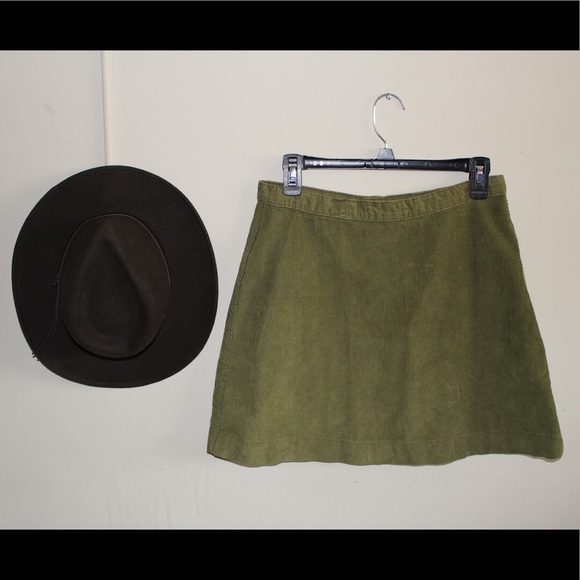 Rare American Apparel Button-up Corduroy Skirt - Picture 5 of 5